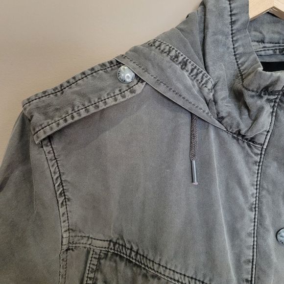 ARITZIA Talula Trooper Utility Jacket Grey - Picture 7 of 12